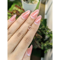 1.04 Ct. Peach Sapphire from Ceylon (Sri Lanka) Life Style