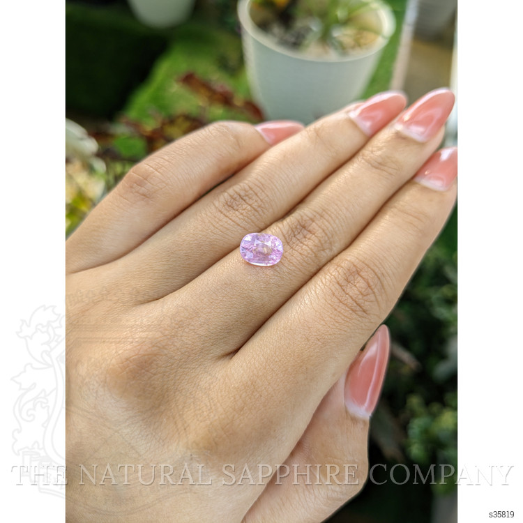 2.56 Ct. Pinkish Purple Sapphire from Ceylon (Sri Lanka)
