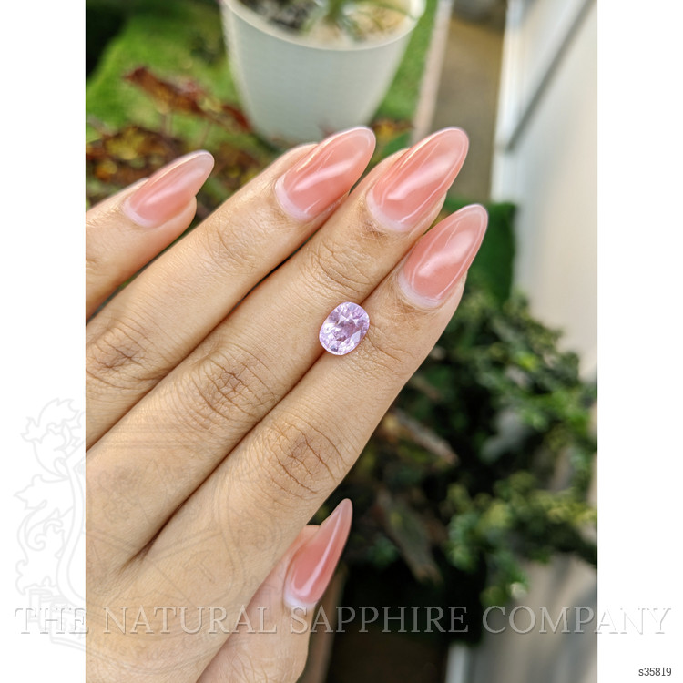 2.56 Ct. Pinkish Purple Sapphire from Ceylon (Sri Lanka)