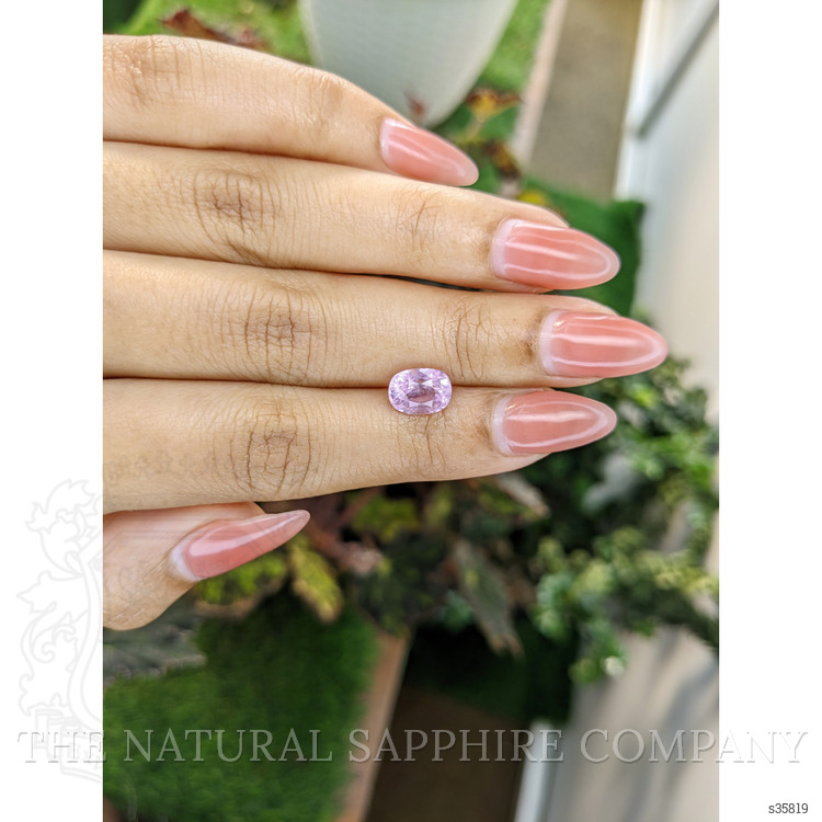 2.56 Ct. Pinkish Purple Sapphire from Ceylon (Sri Lanka)