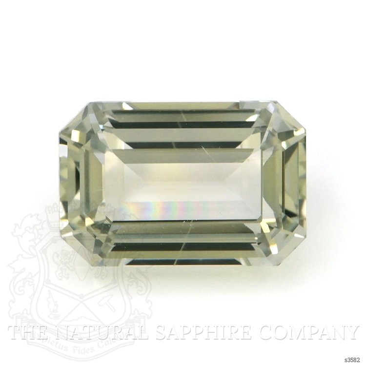 2.44 Ct. Greenish Brown Sapphire from Ceylon (Sri Lanka)