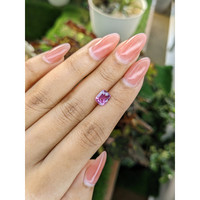 1.62 Ct. Pinkish Purple Sapphire from Ceylon (Sri Lanka) Life Style