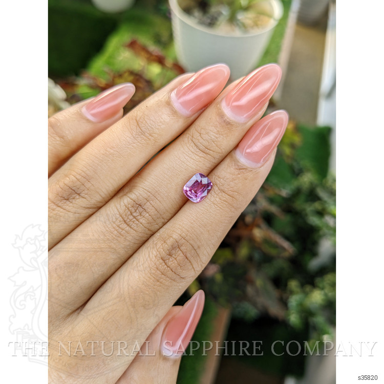 1.62 Ct. Pinkish Purple Sapphire from Ceylon (Sri Lanka)
