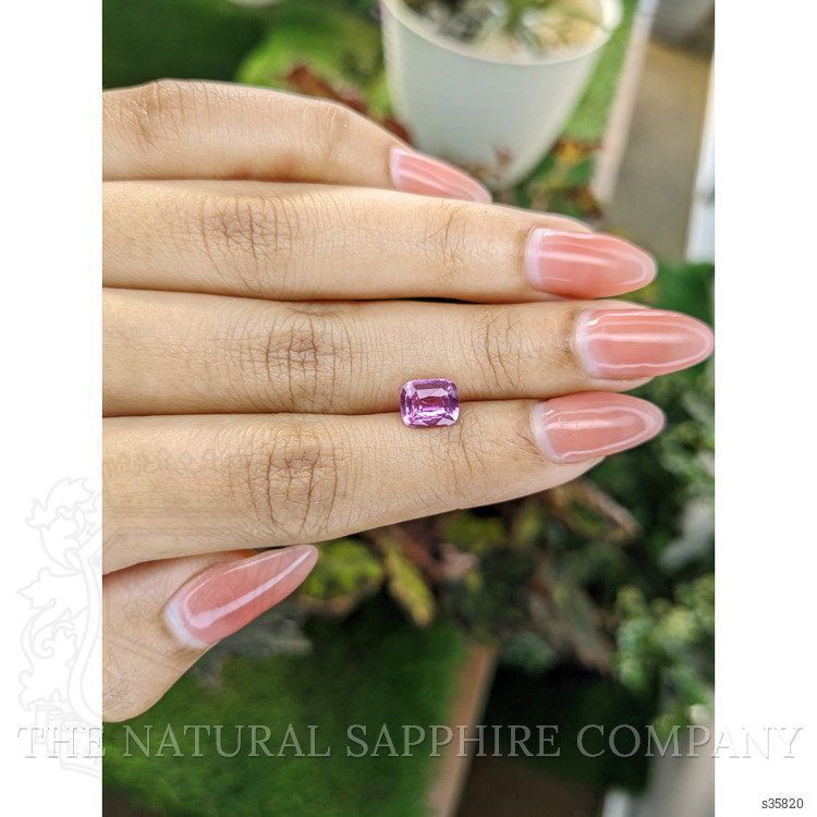 1.62 Ct. Pinkish Purple Sapphire from Ceylon (Sri Lanka)