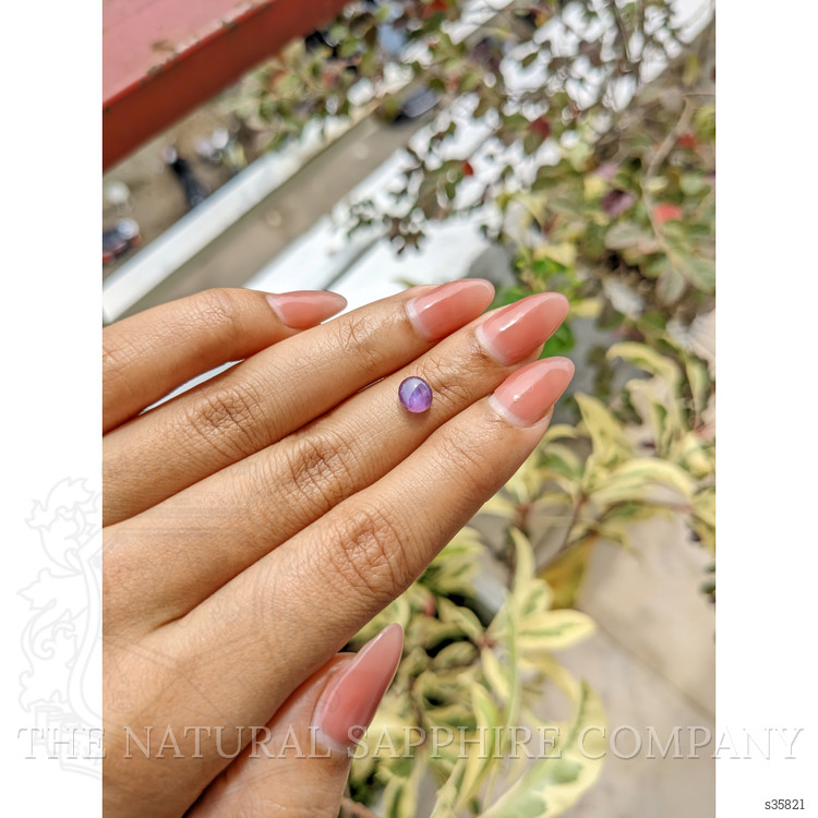 1.36 Ct. Purple Star Sapphire from Ceylon (Sri Lanka)