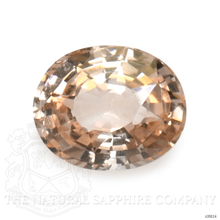 1.10 Ct. Peach Sapphire from Ceylon (Sri Lanka)