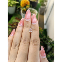 1.10 Ct. Peach Sapphire from Ceylon (Sri Lanka) Life Style