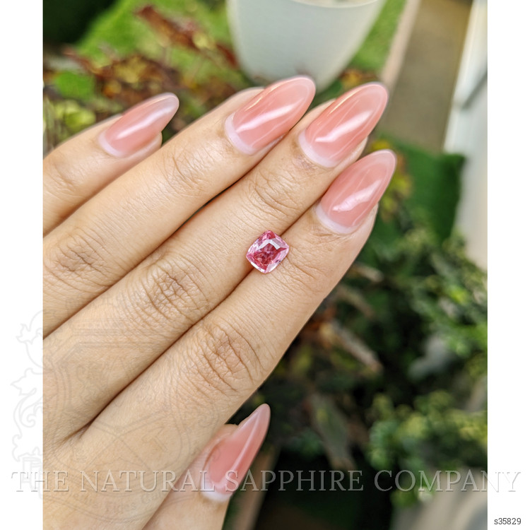 1.50 Ct. Reddish Pink Sapphire from Ceylon (Sri Lanka)