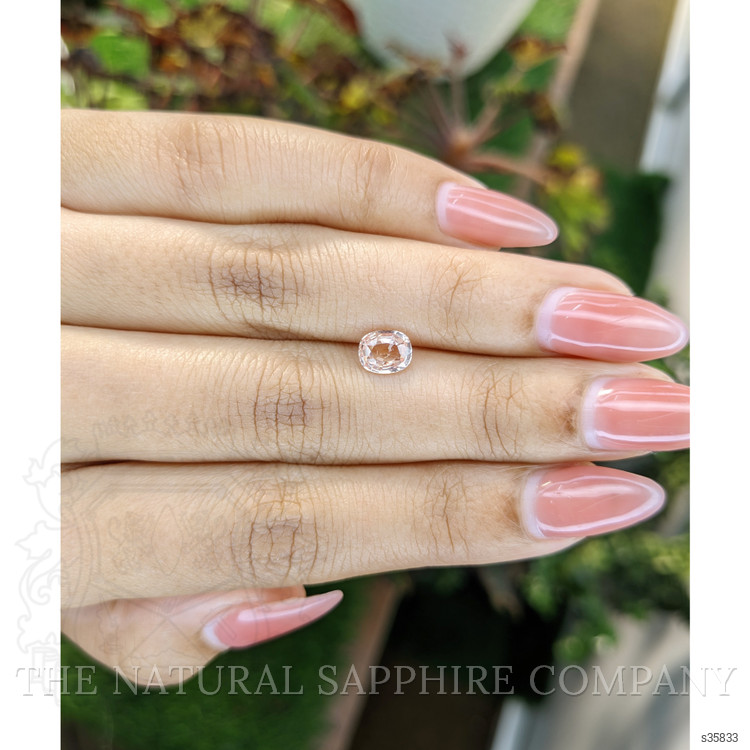 1.09 Ct. Peach Sapphire from Ceylon (Sri Lanka)