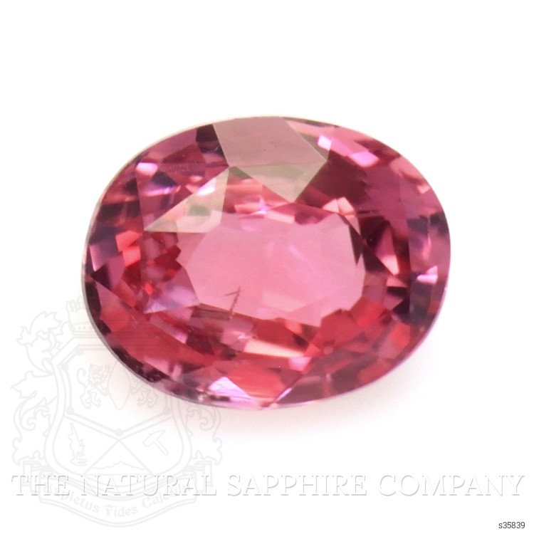 1.01 Ct. Reddish Pink Sapphire from Ceylon (Sri Lanka)