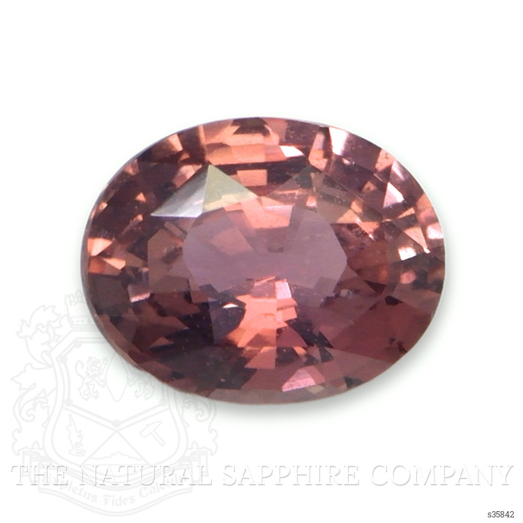 1.11 Ct. Pinkish Brown Sapphire from Ceylon (Sri Lanka)
