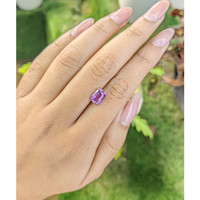 2.09 Ct. Pinkish Purple Sapphire from Ceylon (Sri Lanka) Life Style