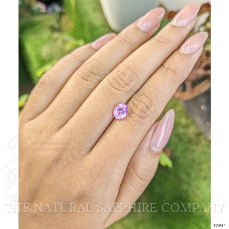 1.60 Ct. Pinkish Purple Sapphire from Ceylon (Sri Lanka)