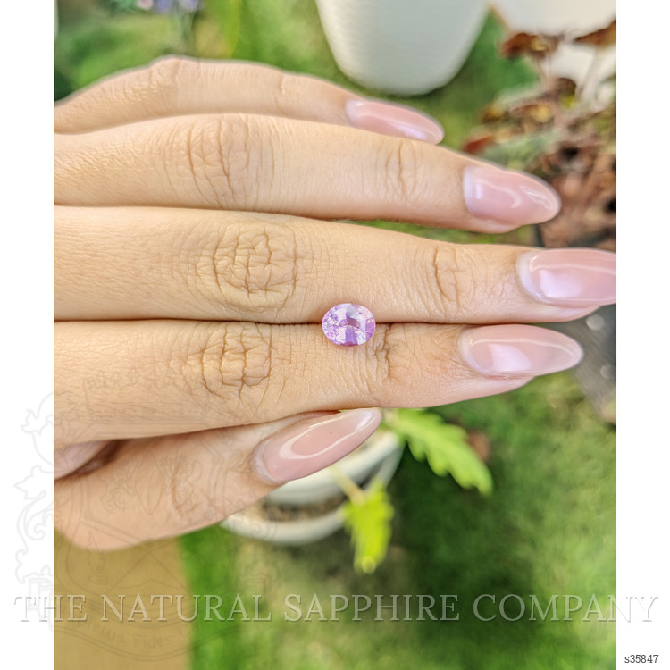 1.60 Ct. Pinkish Purple Sapphire from Ceylon (Sri Lanka)