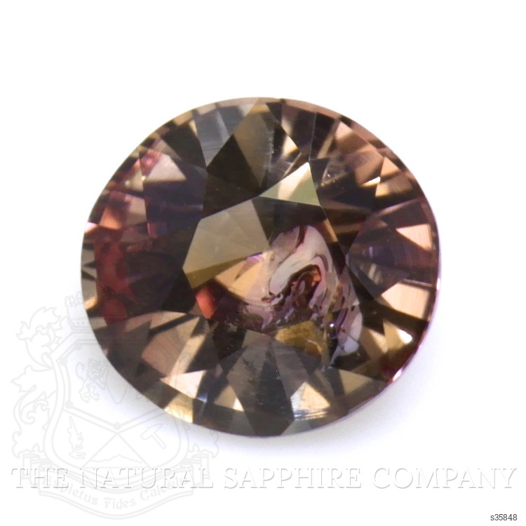 2.29 Ct. Pinkish Brown Sapphire from Ceylon (Sri Lanka)
