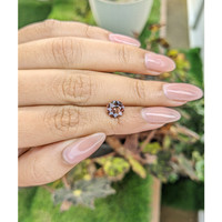 2.29 Ct. Pinkish Brown Sapphire from Ceylon (Sri Lanka) Life Style