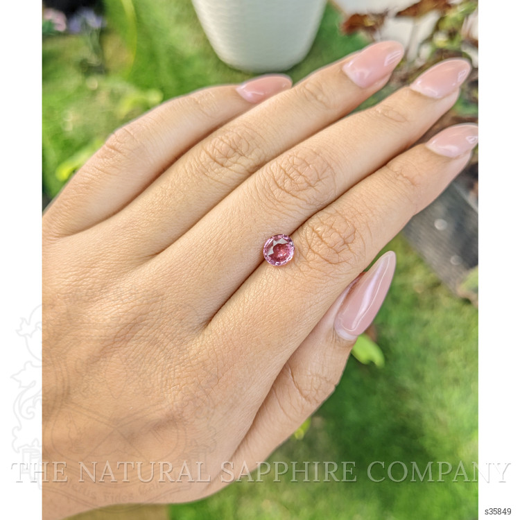 1.12 Ct. Reddish Pink Sapphire from Ceylon (Sri Lanka)