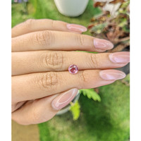 1.12 Ct. Reddish Pink Sapphire from Ceylon (Sri Lanka) Life Style
