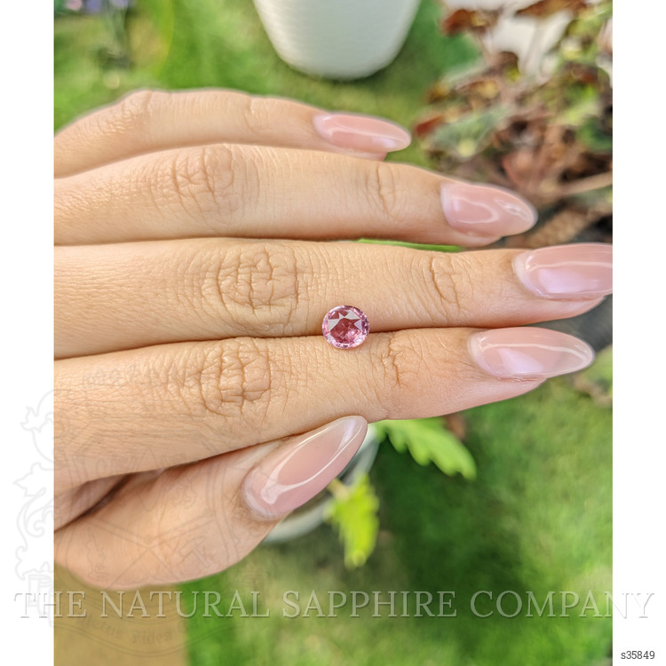 1.12 Ct. Reddish Pink Sapphire from Ceylon (Sri Lanka)