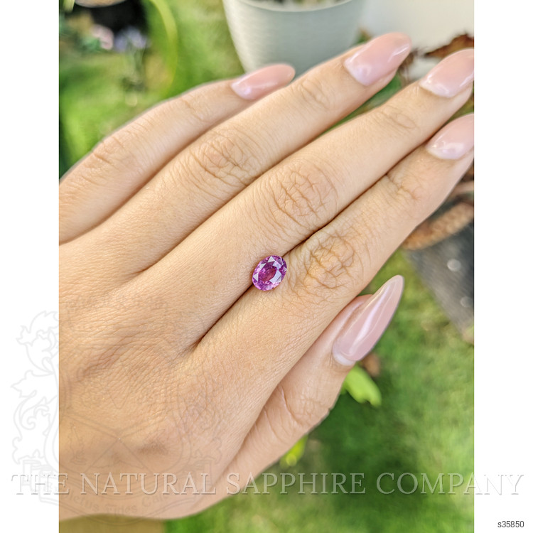 1.50 Ct. Pinkish Purple Sapphire from Ceylon (Sri Lanka)