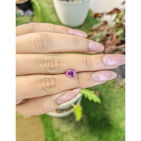 1.50 Ct. Pinkish Purple Sapphire from Ceylon (Sri Lanka) Life Style