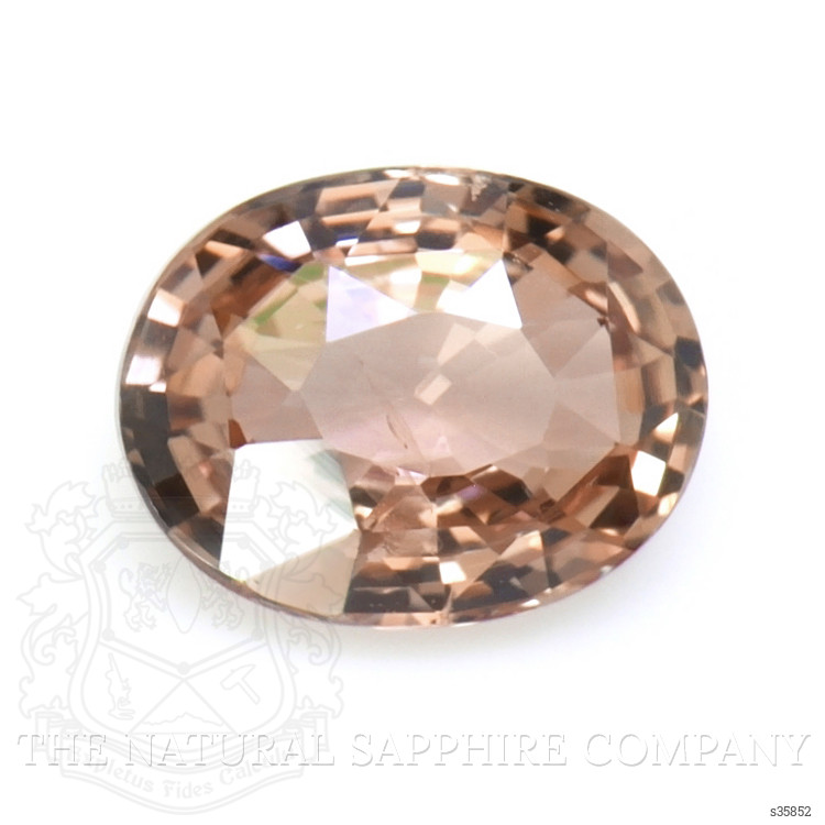 1.24 Ct. Peach Sapphire from Ceylon (Sri Lanka)