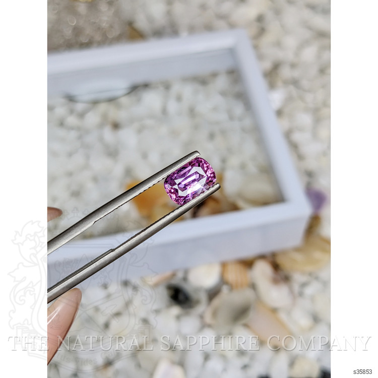 2.16 Ct. Pinkish Purple Sapphire from Ceylon (Sri Lanka)