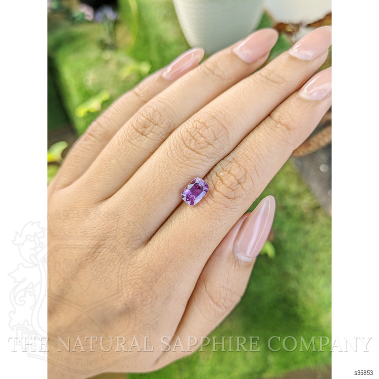2.16 Ct. Pinkish Purple Sapphire from Ceylon (Sri Lanka)