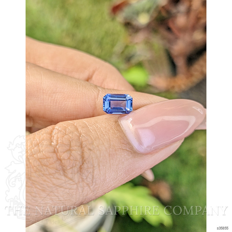 1.10 Ct. Blue Sapphire from Ceylon (Sri Lanka)