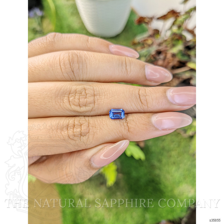 1.10 Ct. Blue Sapphire from Ceylon (Sri Lanka)