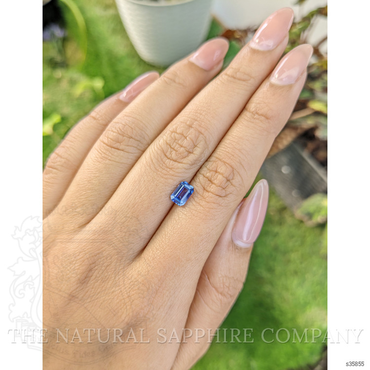 1.10 Ct. Blue Sapphire from Ceylon (Sri Lanka)