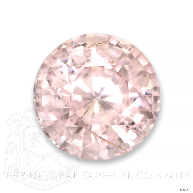 1.29 Ct. Peach Sapphire from Ceylon (Sri Lanka)