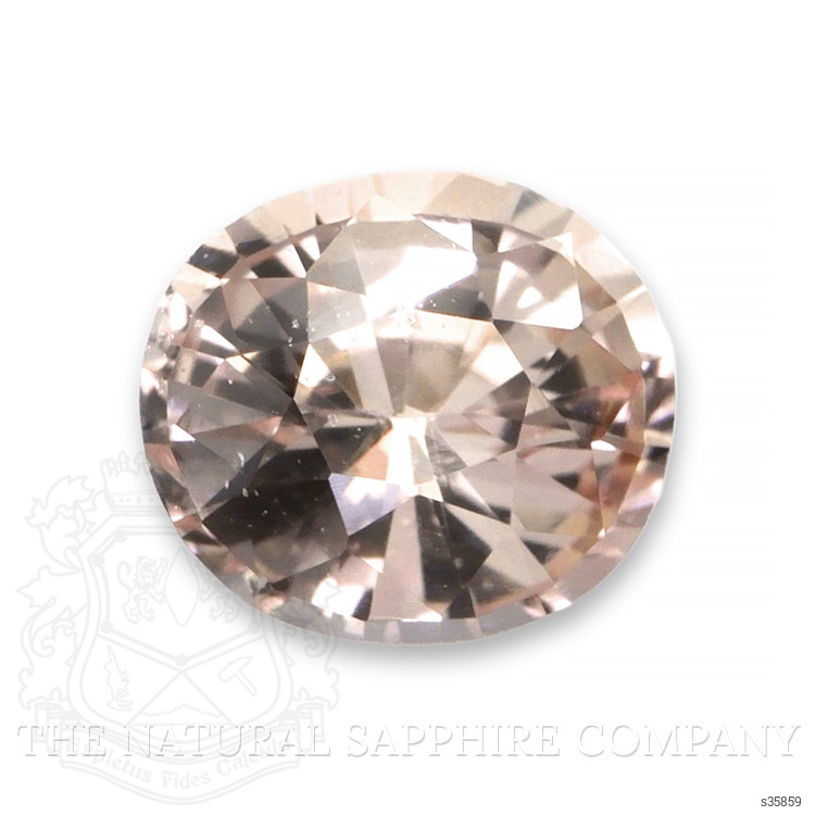 1.11 Ct. Peach Sapphire from Ceylon (Sri Lanka)
