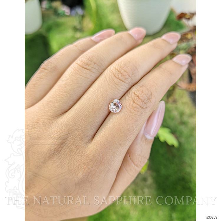 1.11 Ct. Peach Sapphire from Ceylon (Sri Lanka)