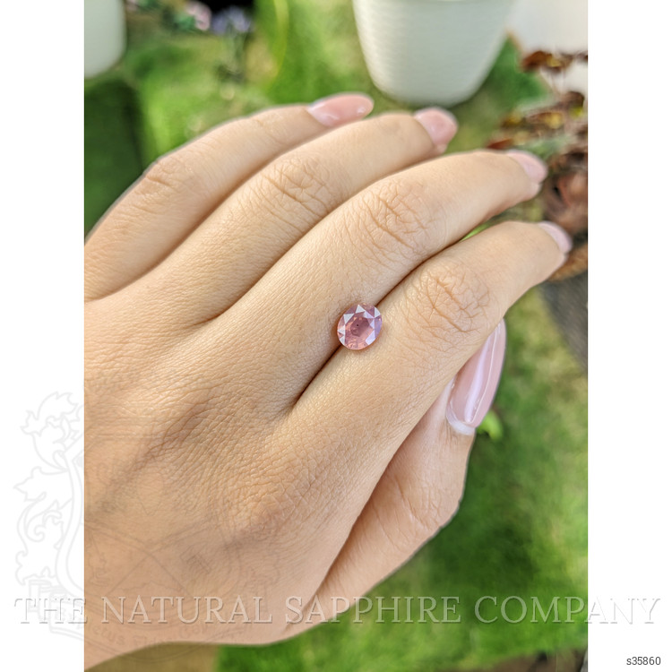 1.58 Ct. Padparadscha Sapphire from Ceylon (Sri Lanka)