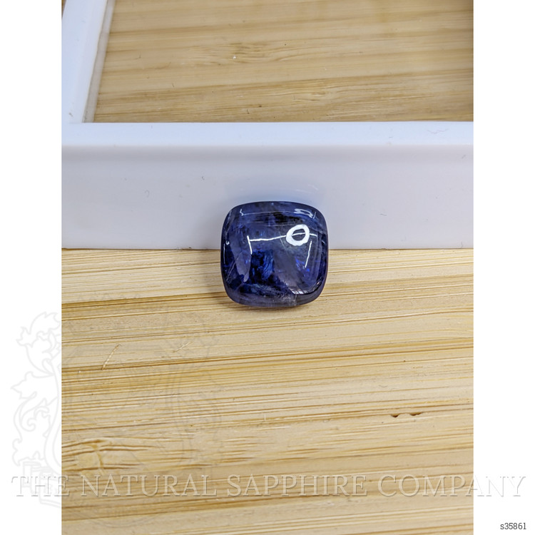 19.50 Ct. Blue Cabochon Sapphire from Ceylon (Sri Lanka)