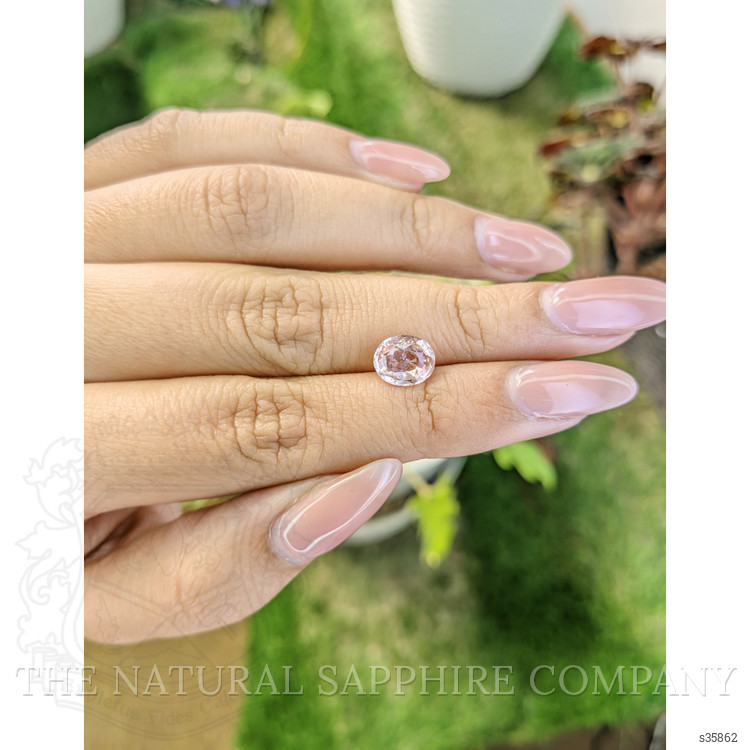 2.00 Ct. Peach Sapphire from Ceylon (Sri Lanka)