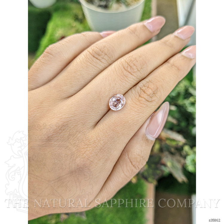 2.00 Ct. Peach Sapphire from Ceylon (Sri Lanka)