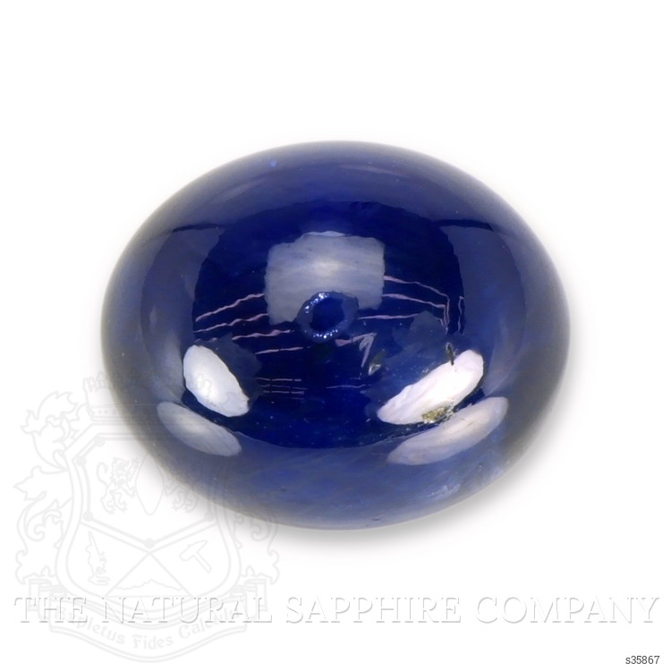 9.68 Ct. Blue Cabochon Sapphire from Ceylon (Sri Lanka)