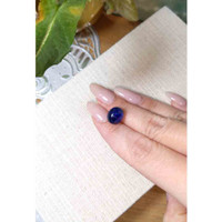 9.68 Ct. Blue Cabochon Sapphire from Ceylon (Sri Lanka) Life Style