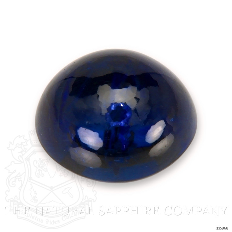 3.73 Ct. Blue Cabochon Sapphire from Ceylon (Sri Lanka)