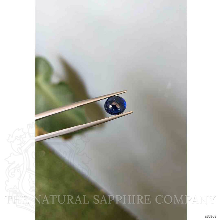 3.73 Ct. Blue Cabochon Sapphire from Ceylon (Sri Lanka)