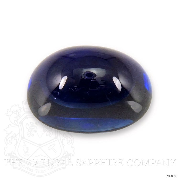 4.04 Ct. Blue Cabochon Sapphire from Ceylon (Sri Lanka)