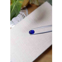 4.04 Ct. Blue Cabochon Sapphire from Ceylon (Sri Lanka) Life Style