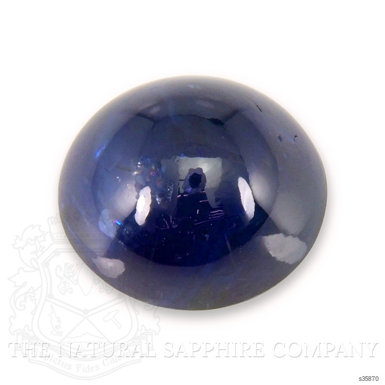 5.48 Ct. Blue Cabochon Sapphire from Ceylon (Sri Lanka)
