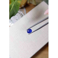 2.34 Ct. Blue Cabochon Sapphire from Ceylon (Sri Lanka) Life Style