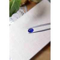 2.90 Ct. Blue Cabochon Sapphire from Ceylon (Sri Lanka) Life Style
