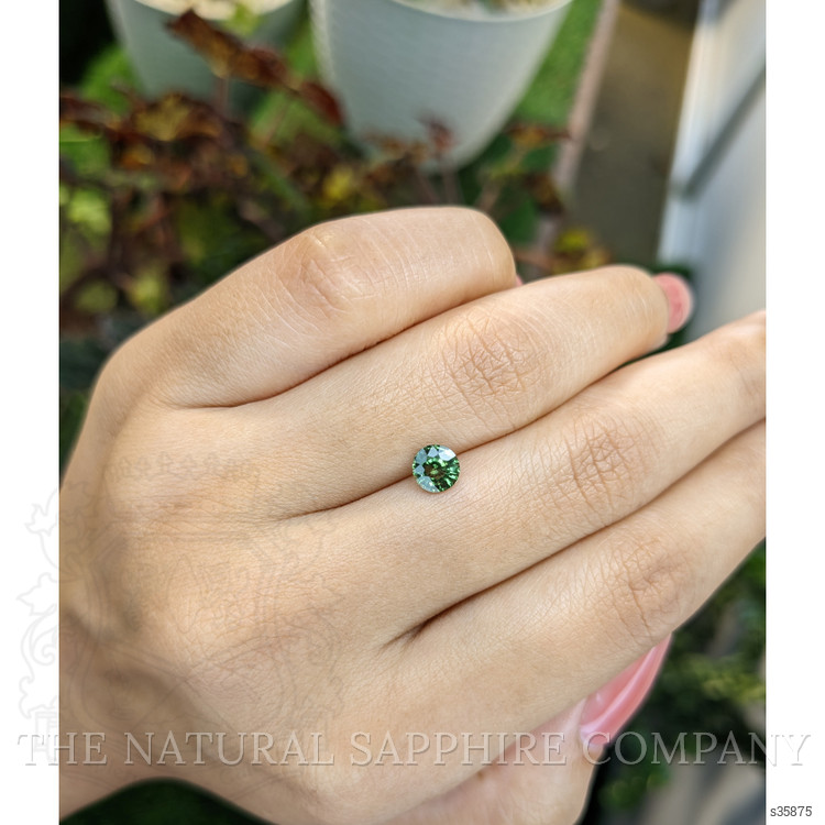 0.75 Ct. Green Sapphire from Madagascar