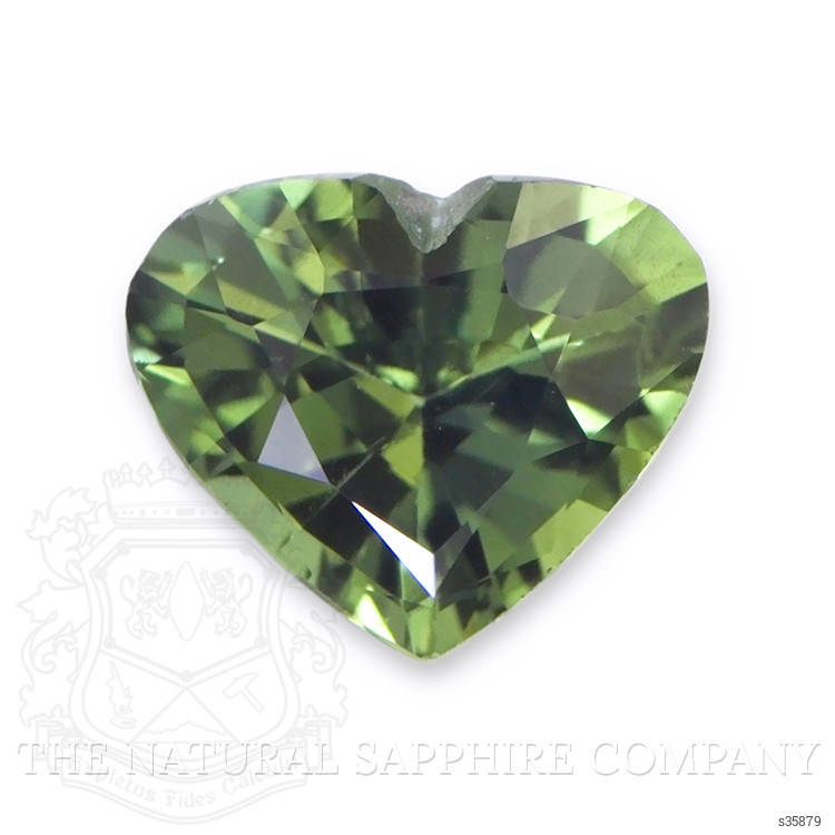 0.88 Ct. Yellowish Green Sapphire from Madagascar