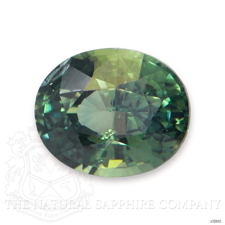 0.91 Ct. Bluish Green Sapphire from Madagascar